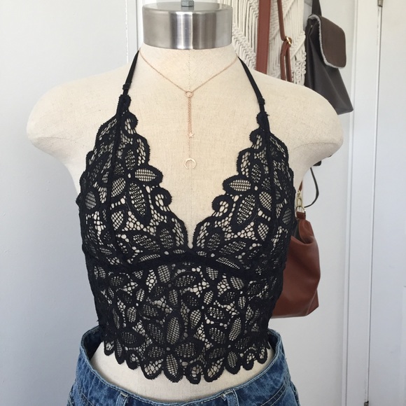 ❗️One Left Small❗️NWT Black Lace Bralette - Picture 3 of 5